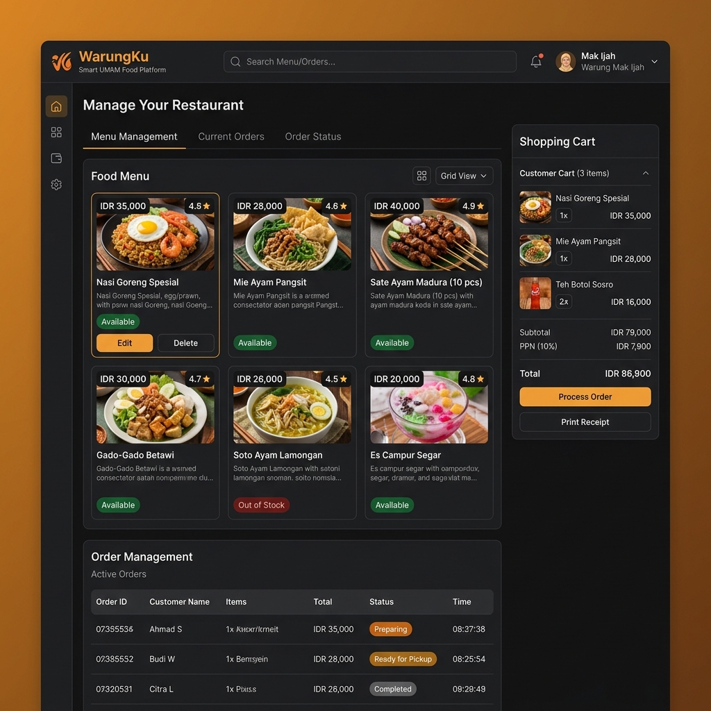 WarungKu — Smart UMKM Platform